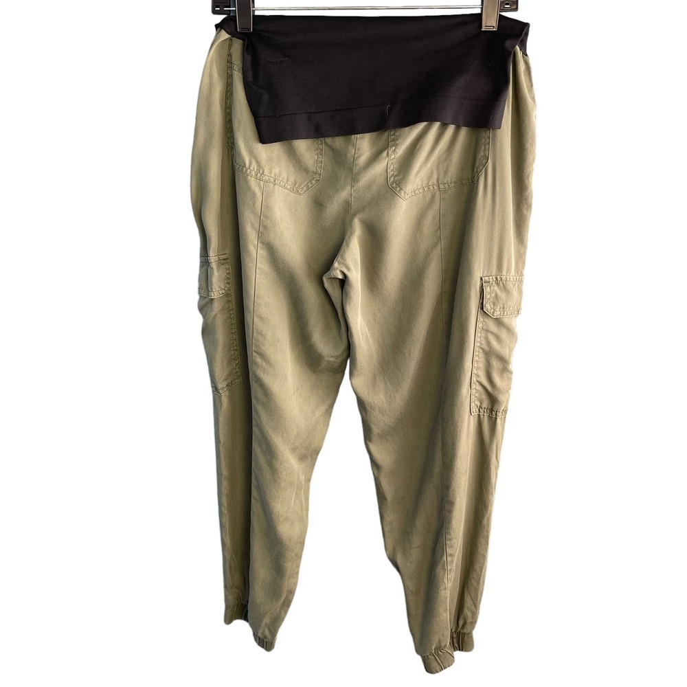 a. Glow‎ Maternity Cargo Belly Support Lightweight Loose Fit Pants M